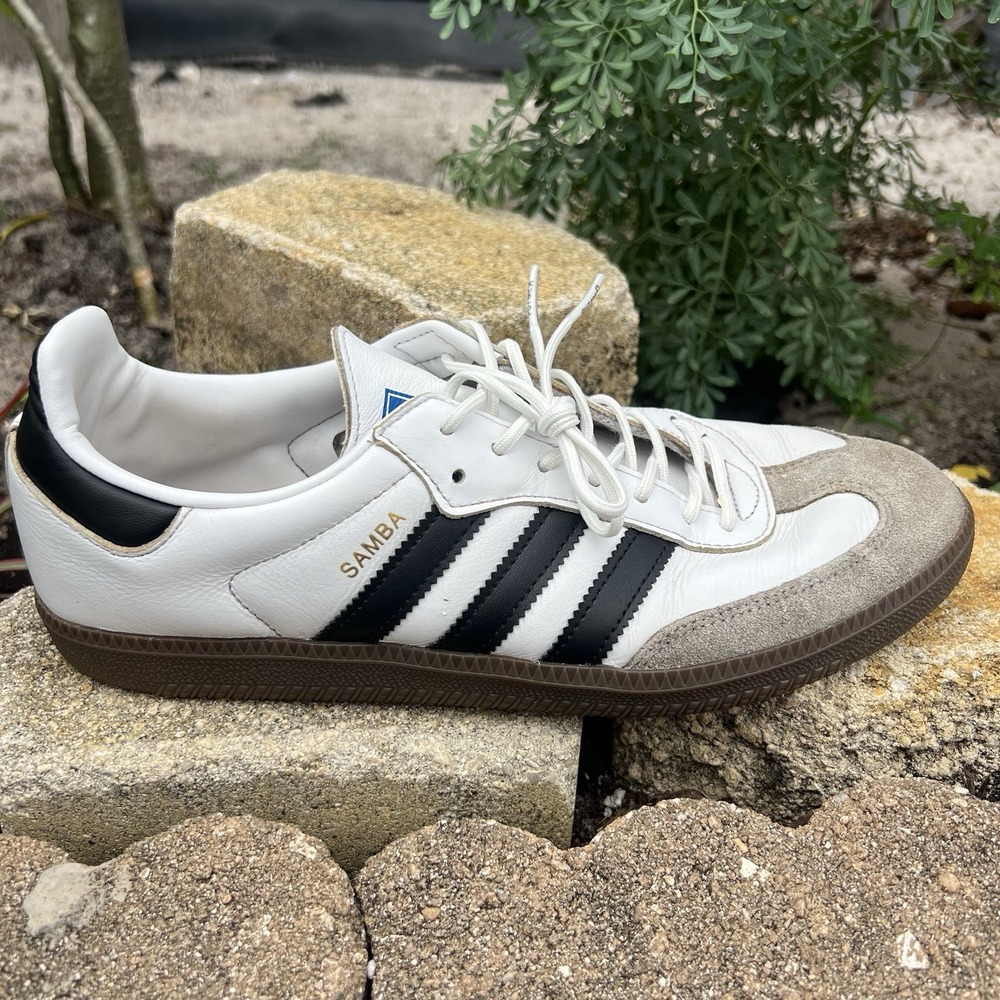 Size 10 Women's , 9 Men's - adidas Samba OG Low White Black Gum